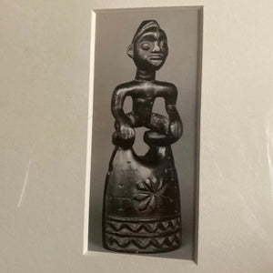 Photograph of an African Sculpture. Walker Evans, 1935 (possibly a print by John Cheever)